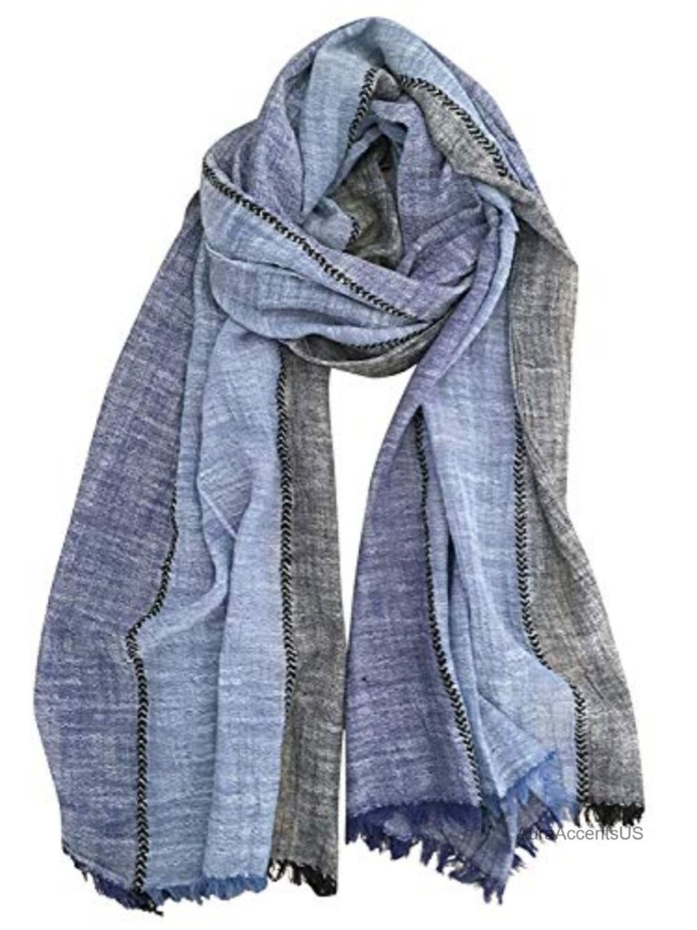 Men's Fashion Scarf Lightweight Cotton Linen Neck Wrap Long Shawl Urbanstyle